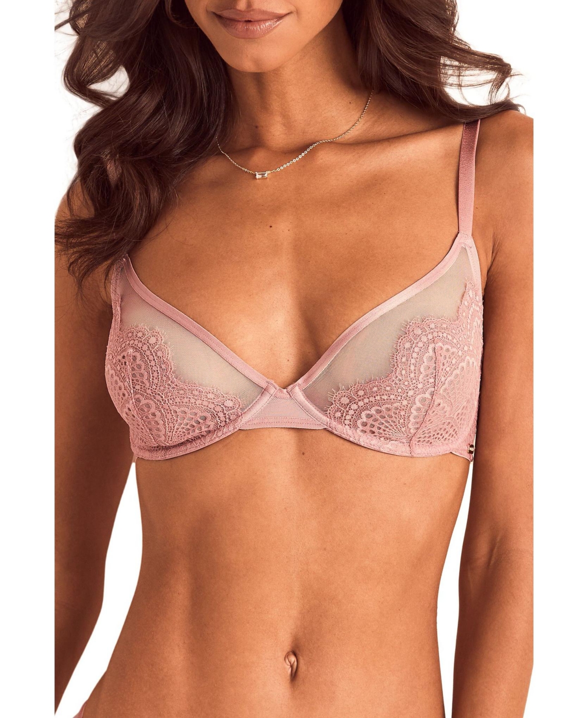 Adore Me Women's Sonja Unlined Plunge Bra - Medium beige