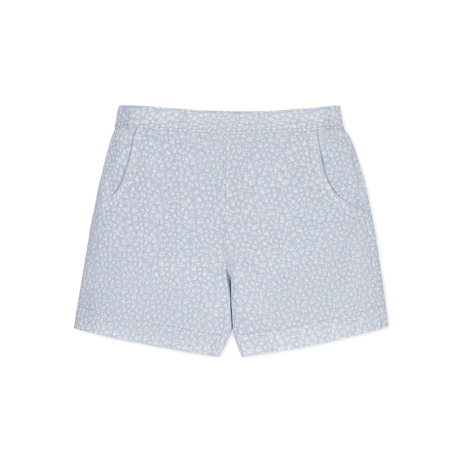 Little Girls Hope and Henry Organic Seersucker Pull-On Short