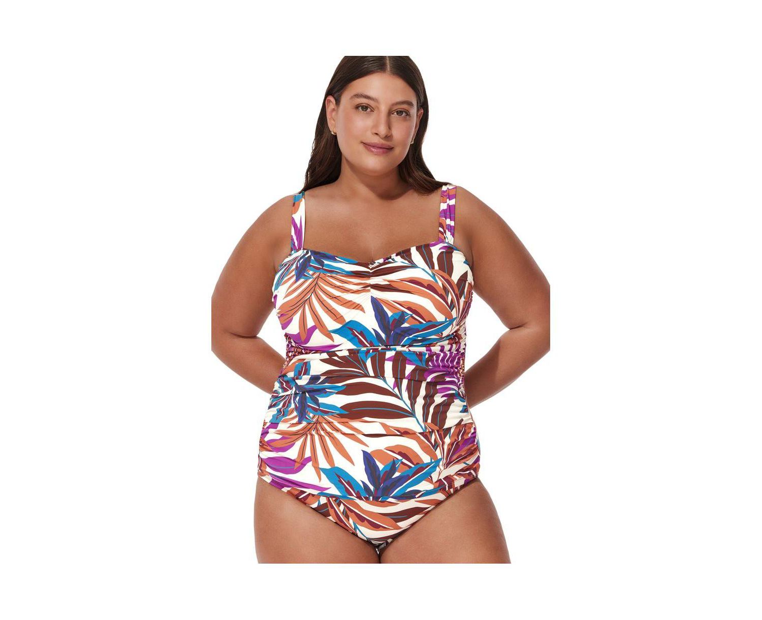 Women's Plantopia Tankini Top Size/Full Figure