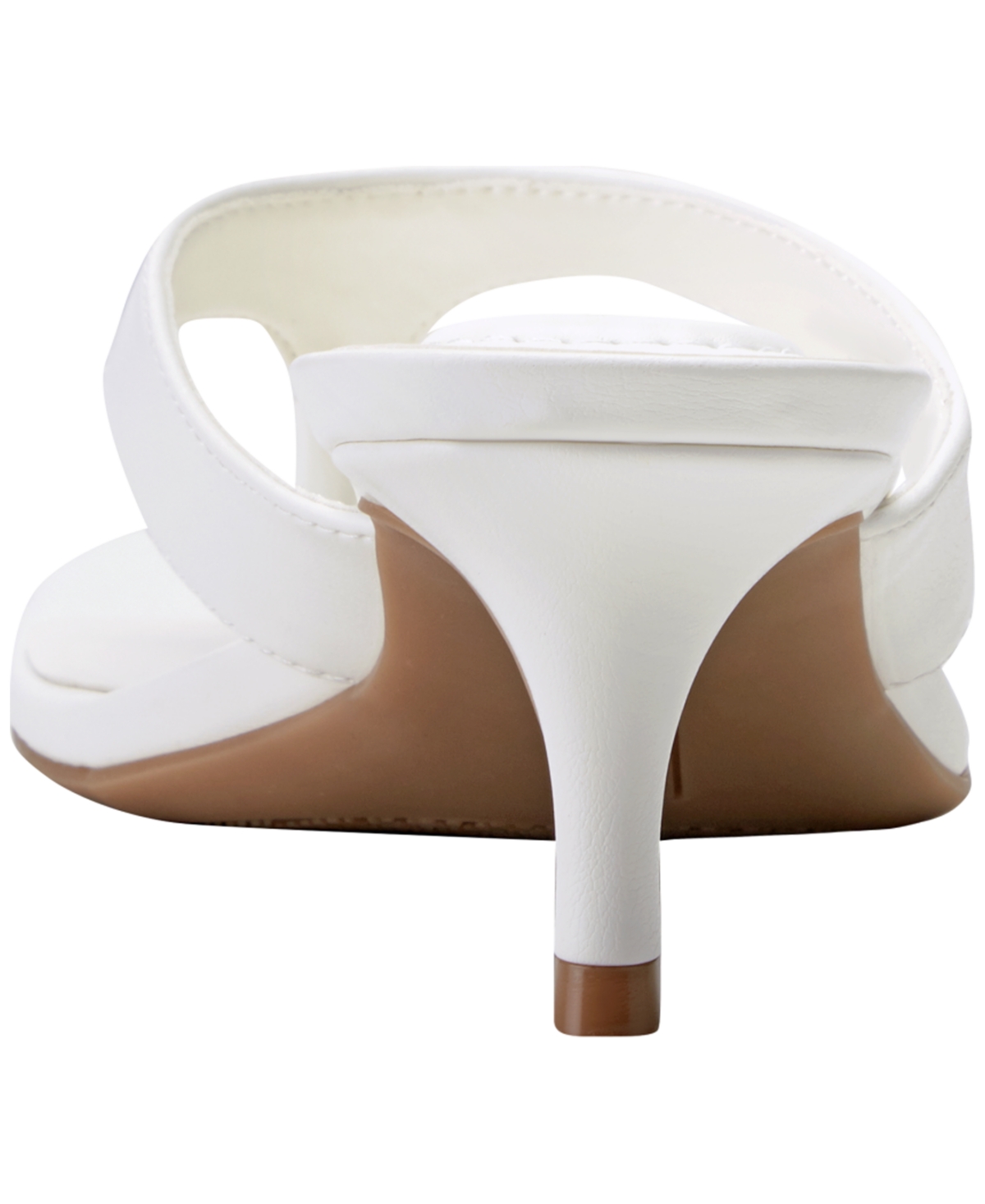 Bandolino Women's Ammer Slip-On Kitten Heel Sandals