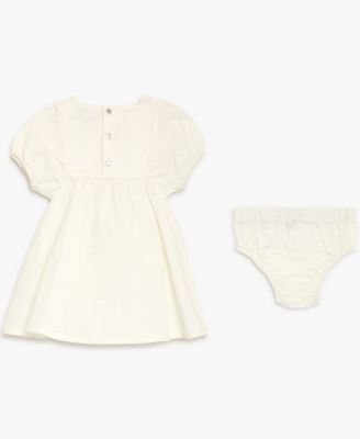 Baby Girls' Short-Sleeve Dress & Diaper Cover