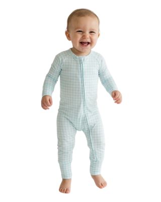 Boys Coastal Check Bamboo Sleeper