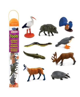 9 Piece European Animals