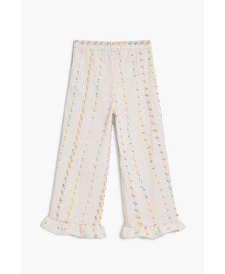 Girls Girls's Long trousers with pompoms