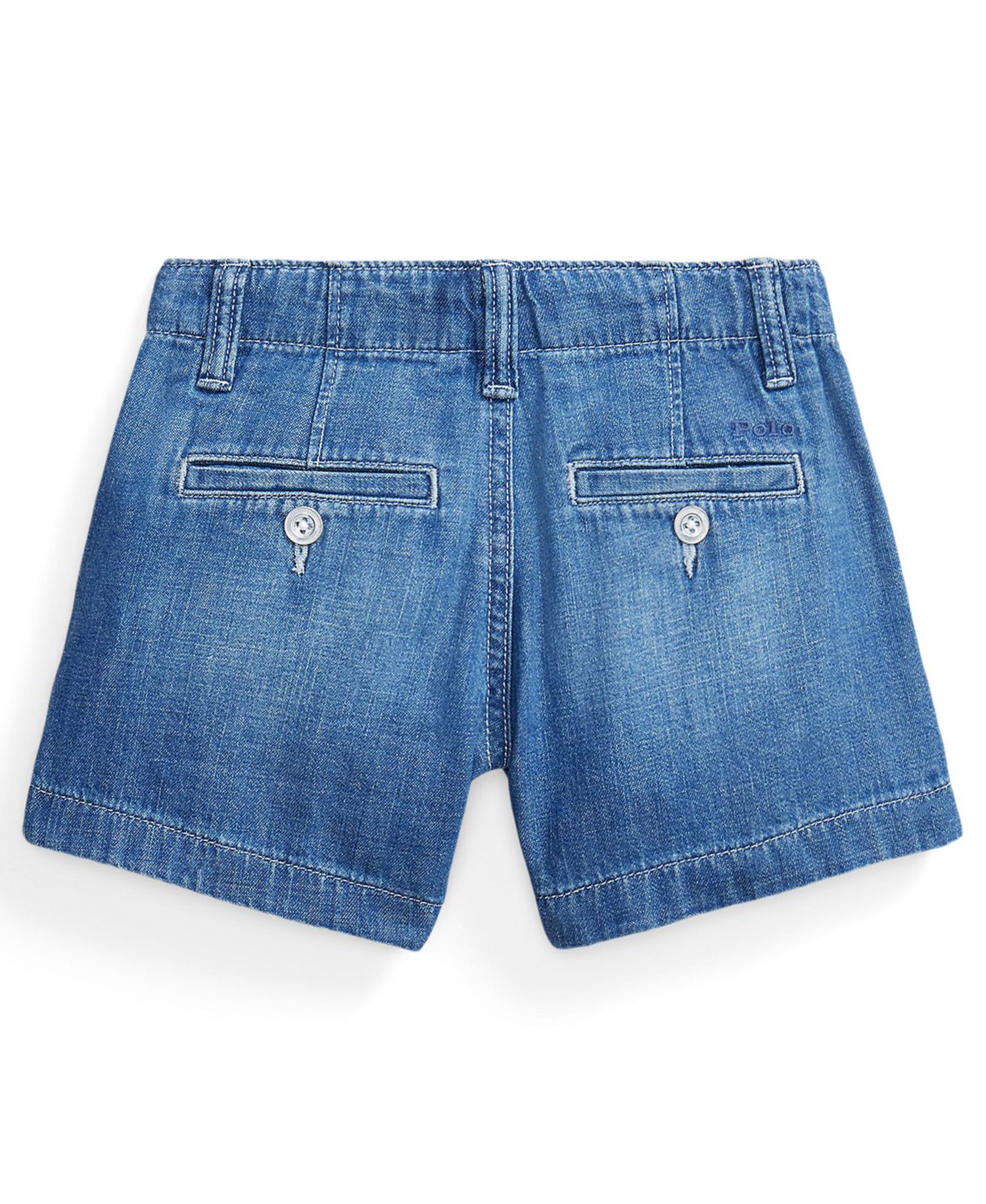 Girls' 2T-6X Zip-Fly Denim Shorts