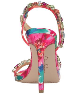 Women's Jaycin Barely-There Rhinestone Evening Sandals