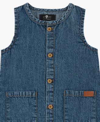 Baby Boys' Short-Sleeve T-Shirt and Button-Front Romper, 2-Piece Set