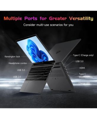 FHD Student Laptop Intel 12th Gen N100 8GB RAM 512GB SSD Backlit Keyboard