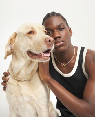 Sterling Silver Plated Ball Necklace with 18K Gold Heart Detail