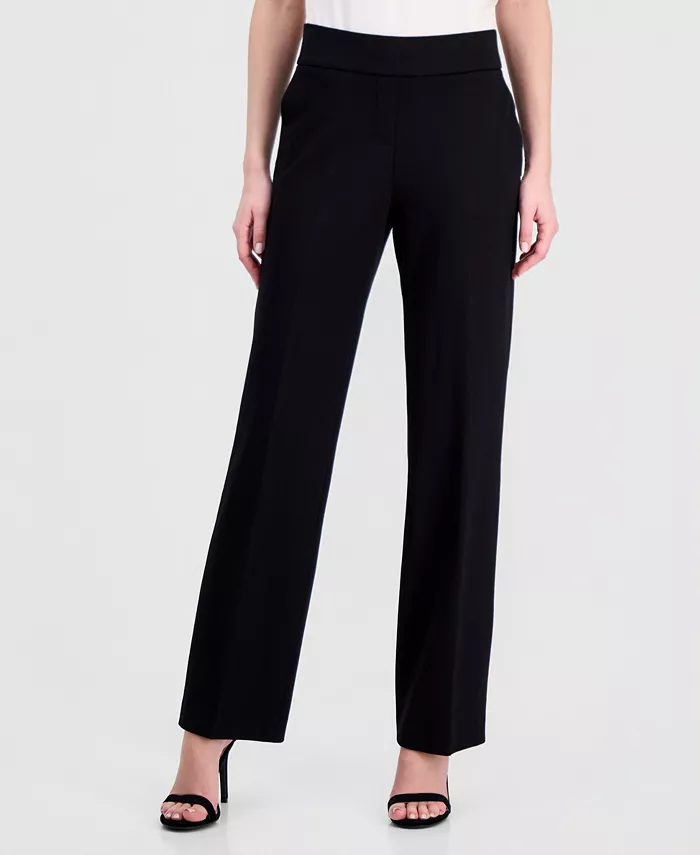 Women's Compression Mid-Rise Pull-On Slash-Pocket Pants - thumbnail 6