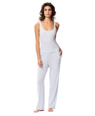 Women's Pointelle Mid Rise Pajama Pants