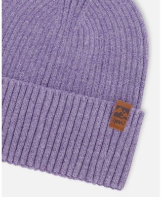 Girl Knit Hat Lavender - Toddler|Child
