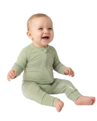 Baby Boys Evergreen Stripe Bamboo Sleeper