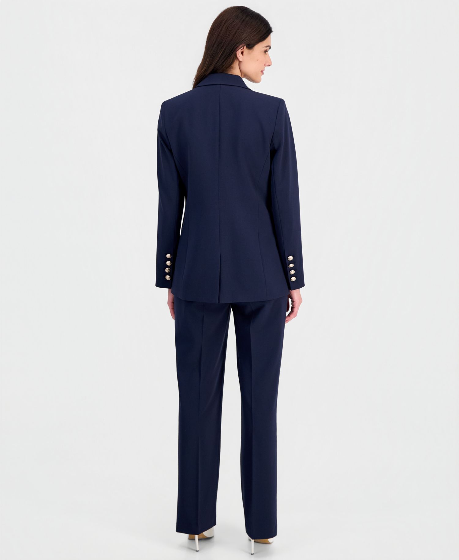 Women's High-Rise Straight-Leg Pants