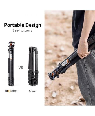 A254C4 4-Section Carbon Fiber Travel Tripod/Monopod with Ball Head