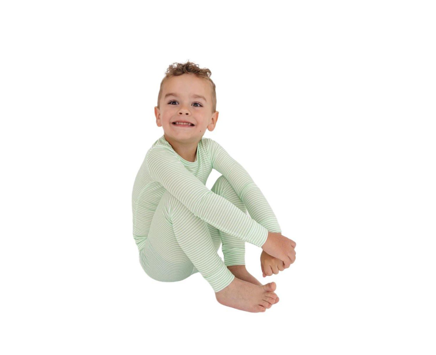 Baby Boys Pear Stripe Pajama Set