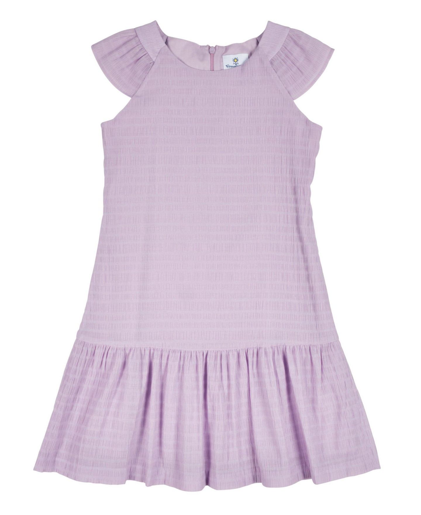 Платье Florence Eiseman Crinkle Lawn Dress With Shirred Hem Ruffle для девочек — фото 1