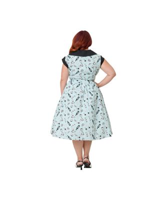 Plus Size Cafe Swing Dress