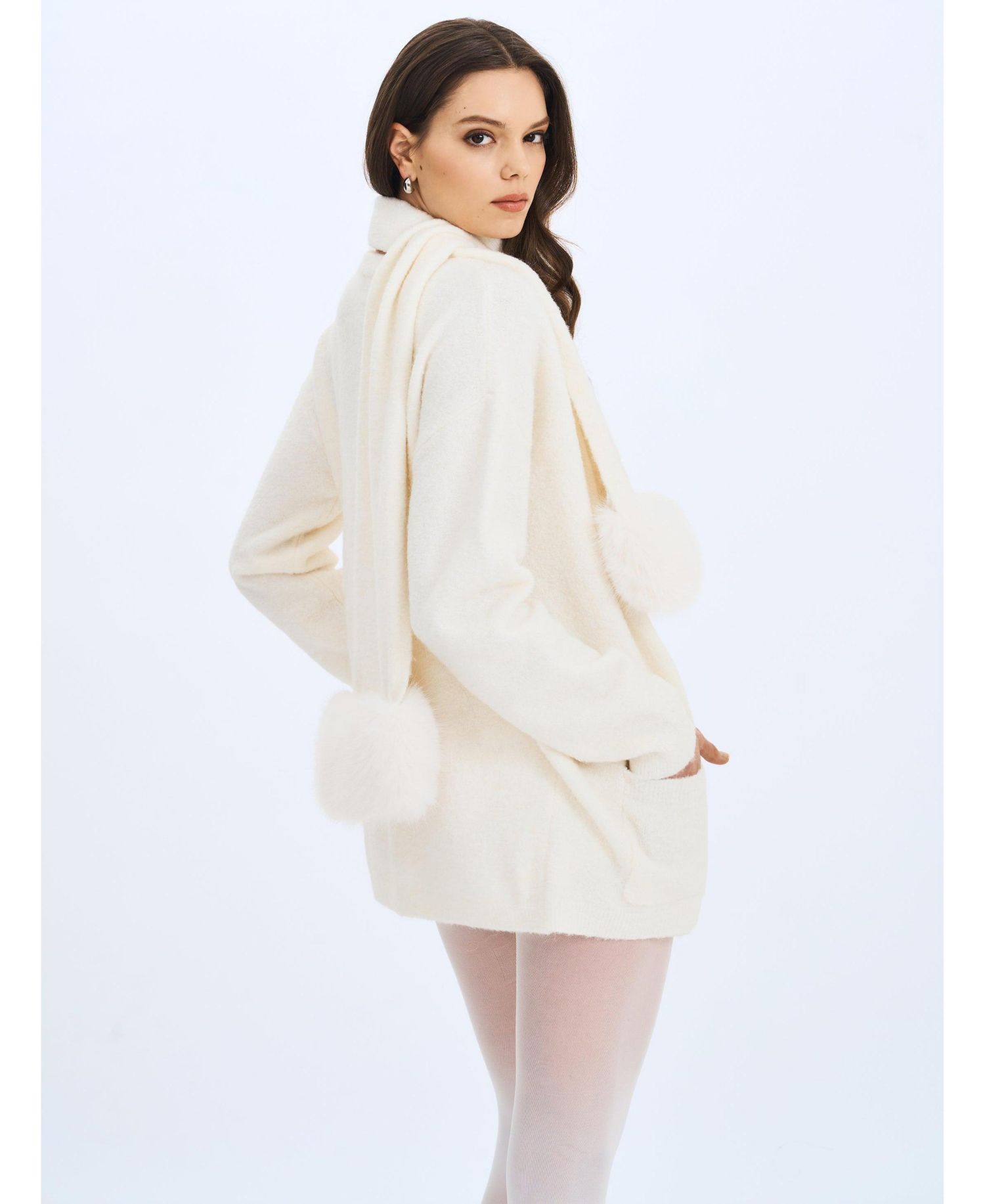 Women's Orla Wool-Blend Ribbed Knit Cardigan