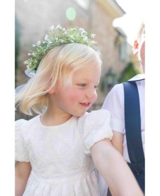 Toddler Girls Embroidered Floral Dress