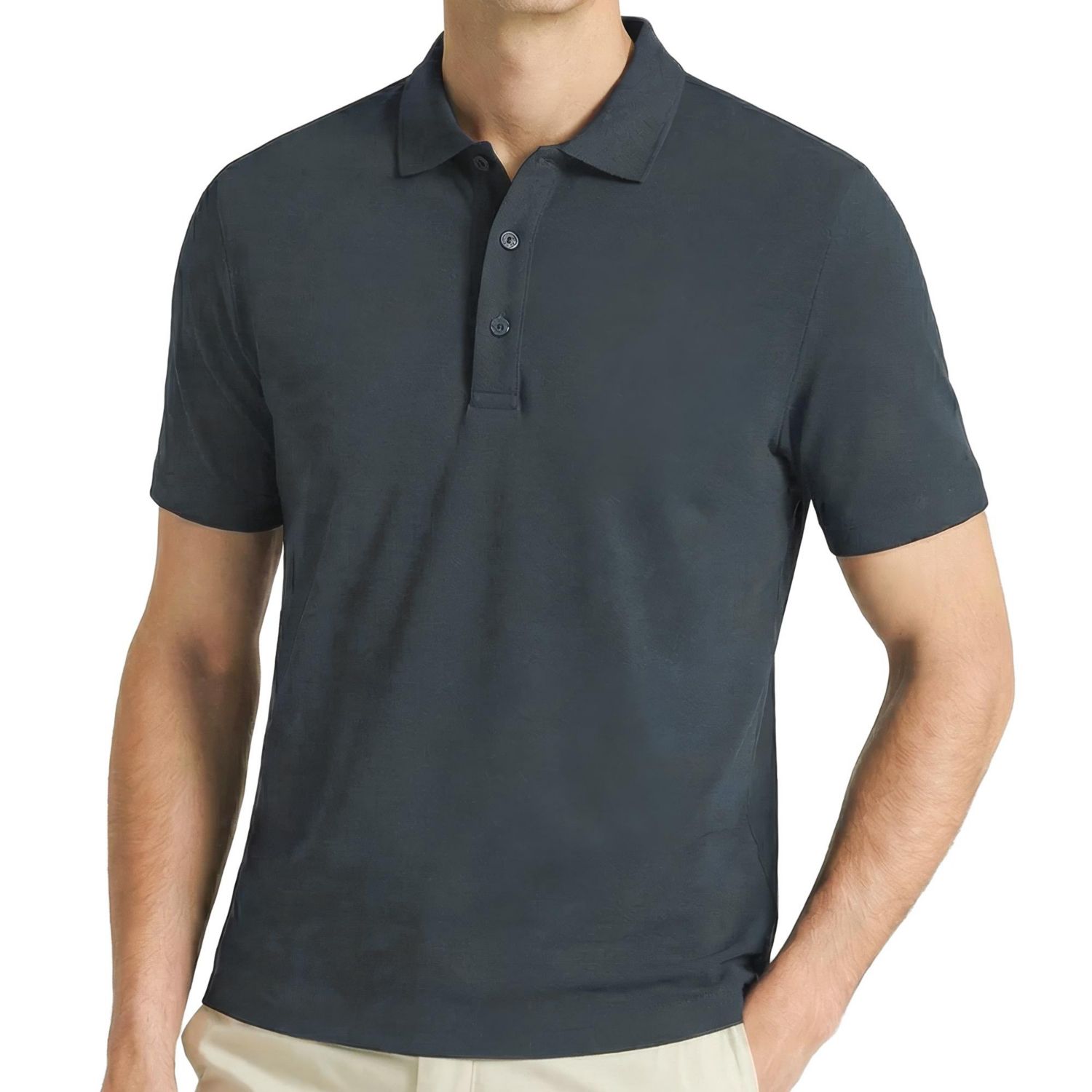 Men's Office-Leisure Collection Seamless Polo Shirt Slim Fit