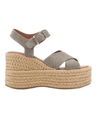 Women's Pasion Suede Espadrille Platform Wedge Sandals