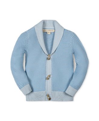 Boys Organic Shawl Collar Cardigan Sweater