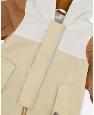 Baby Boys Mid-Season One-Piece Outerwear with Hat