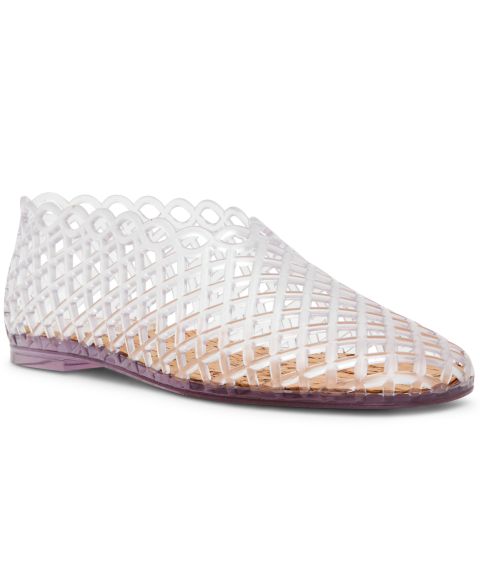 Женские балетки Steve Madden Grove Caged Jelly Slip-On Flats, цвет: Прозрачный
