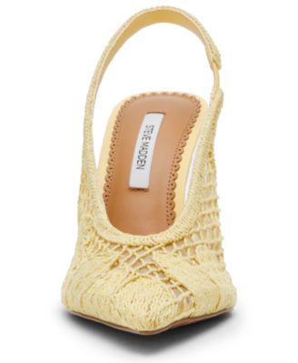 Women's Andromeda-C Crochet Pointed Toe Slingback Pumps