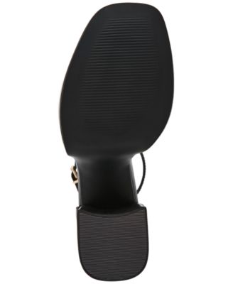 Women's Retro Strappy Block Heel Platform Dress Sandals