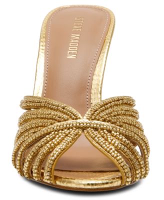 Women's Petra Rhinestone Stiletto Heel Dress Sandals