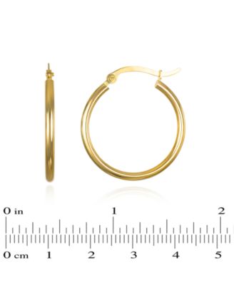 Hoop Earrings in 10k Yellow Gold