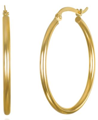 Hoop Earrings in 10k Yellow Gold