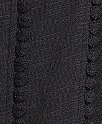 Women's Slub Short Sleeve Notch Neck Top