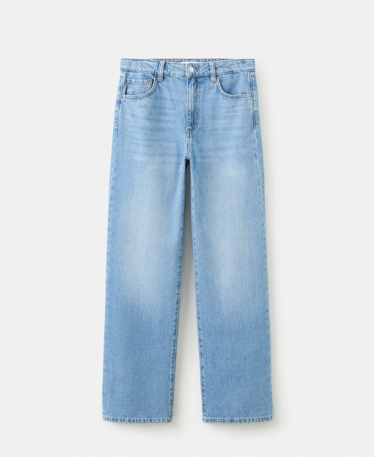 Mango Women's Danila High-Waisted Wide-Leg Jeans