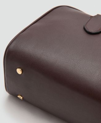 Women's Faux-Leather Finish Bowling Bag