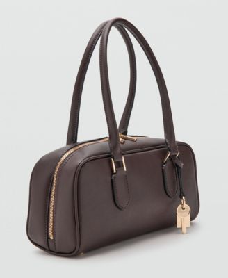 Women's Faux-Leather Finish Bowling Bag