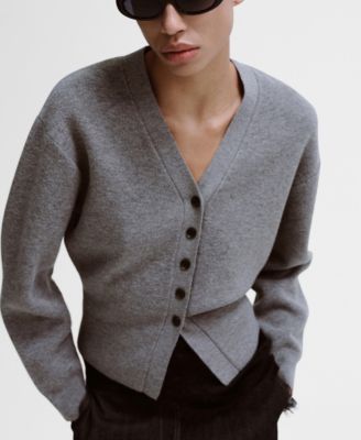 Women's V-Neck Knitted Cardigan