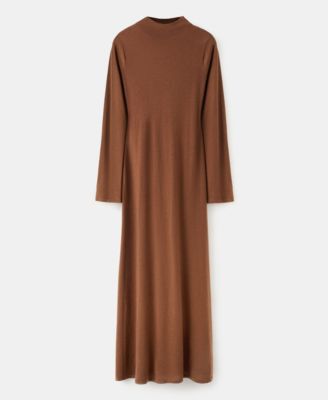 Women's Bell Sleeves Knitted Dress