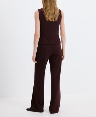 Women's Straight Low-Rise Suit Pants
