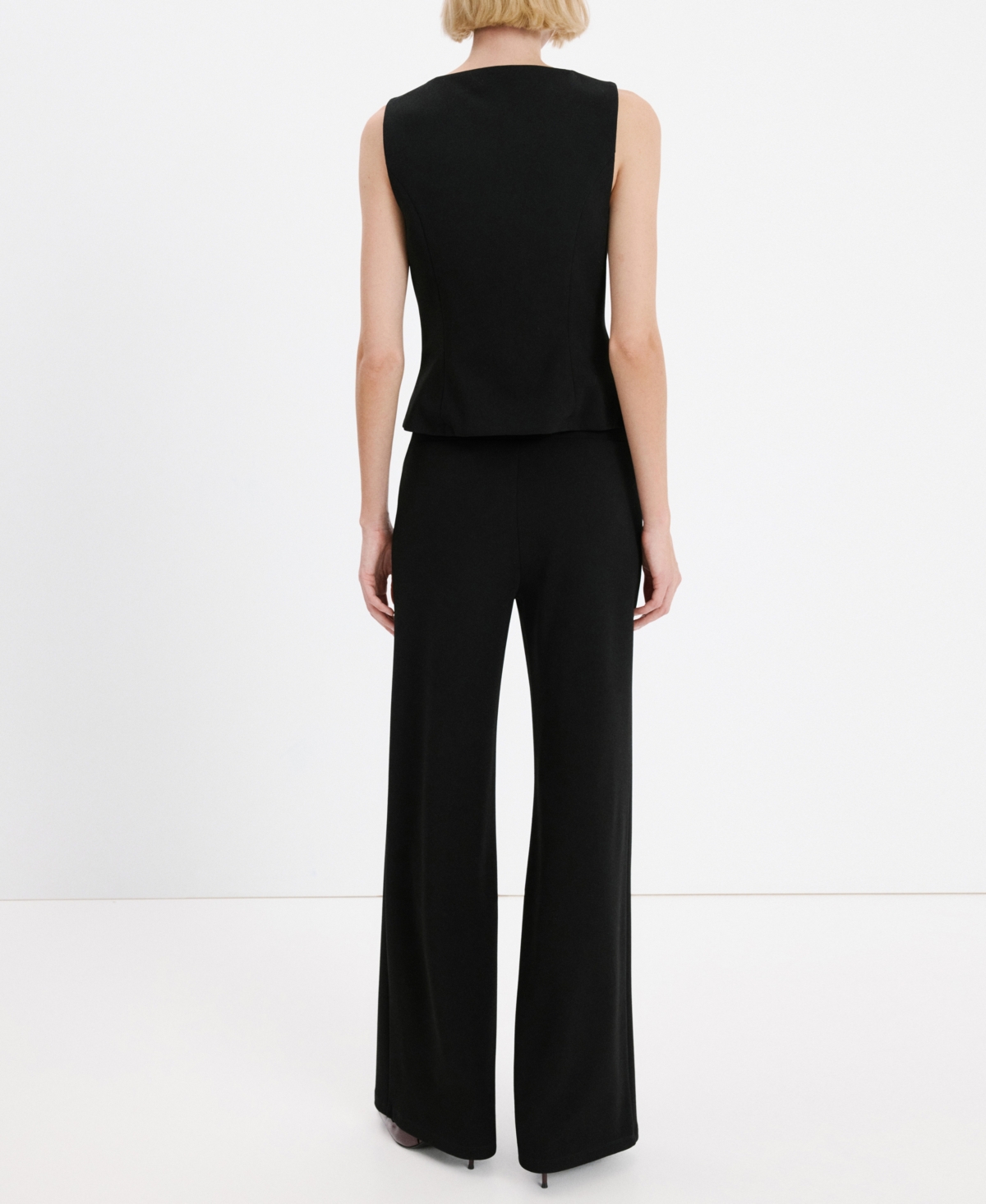 Mango Women's Straight Low-Rise Suit Pants