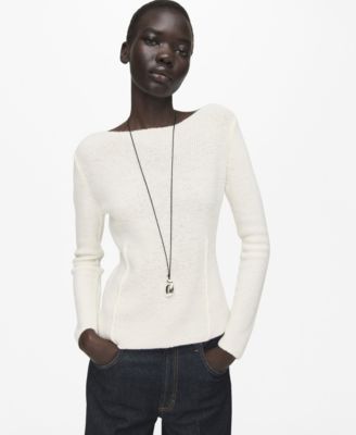 Women's Seam Detail Knitted Sweater
