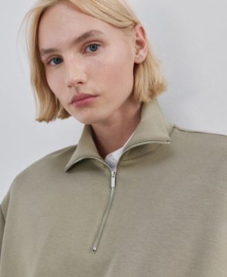 Women's High Neck Balloon Sweatshirt