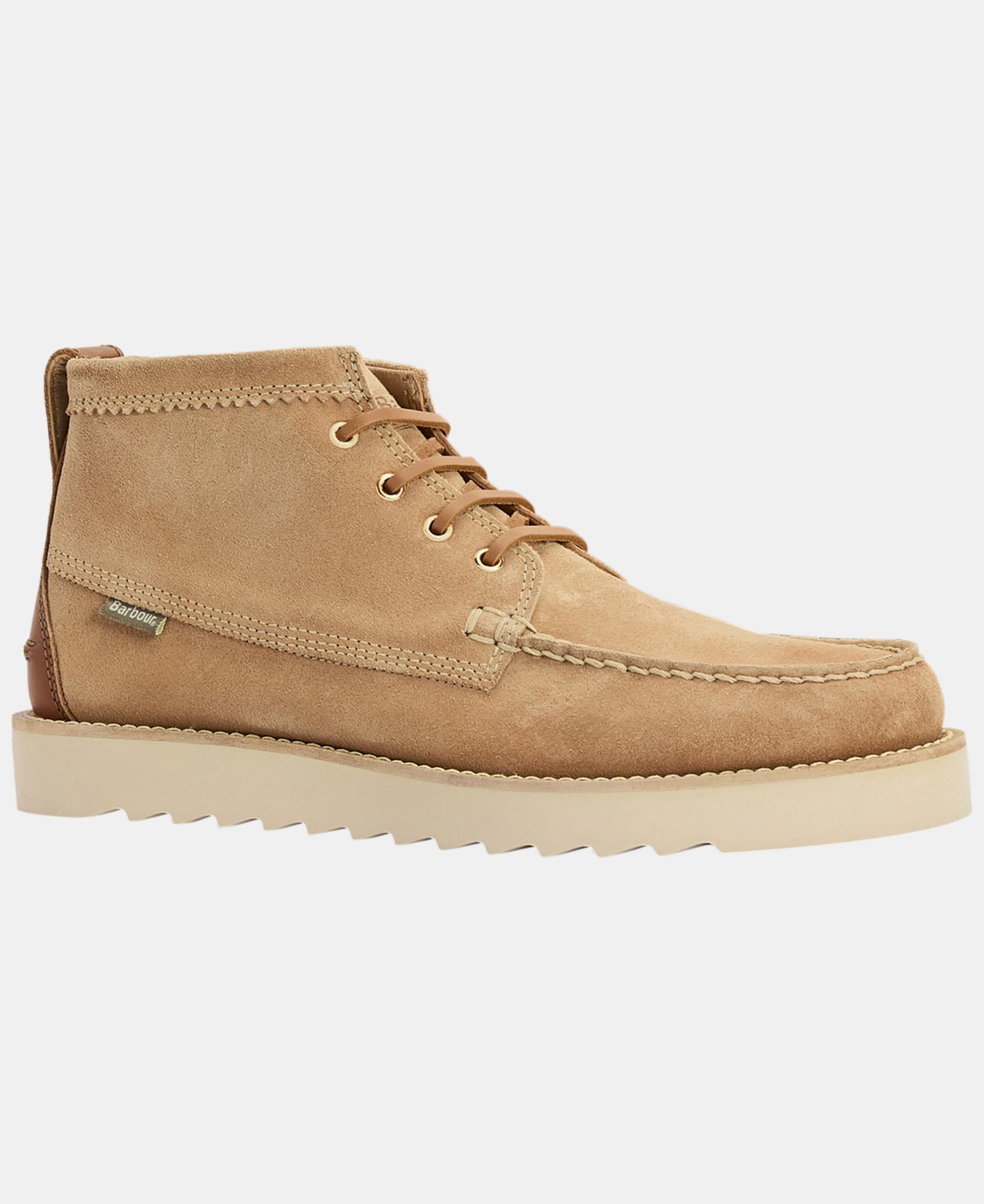 Мужские ботинки Barbour Hadston Chukka, цвет: Бежевый — фото 6