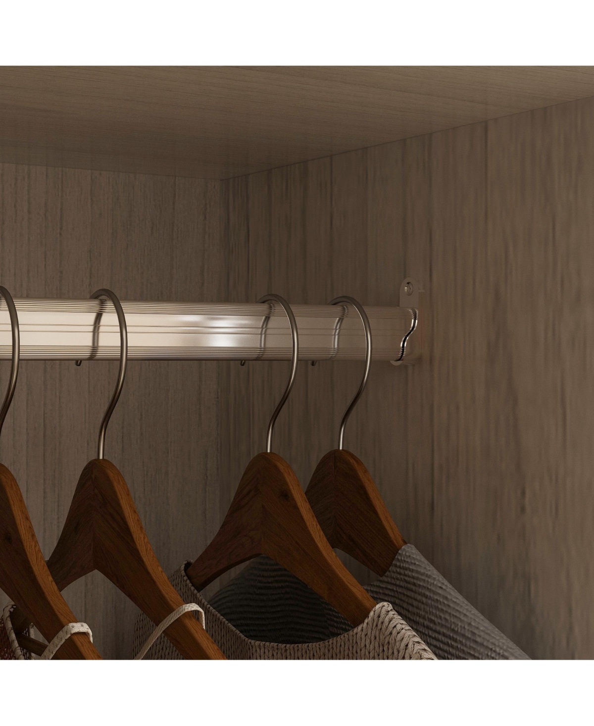 Homsee Black High Gloss Storage Organizer with 6 Mirrored Drawers