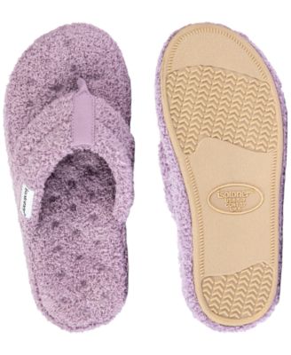 Women's Cozy Plush Joey Flip Flop Slippers