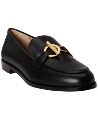 LAUREN RALPH LAUREN ブラックミュール Lauren Ralph Lauren Women's Blaike Leather Round Toe Loafers - Macy's