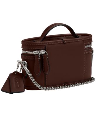 Chain Strap Leather Mini Trail Bag