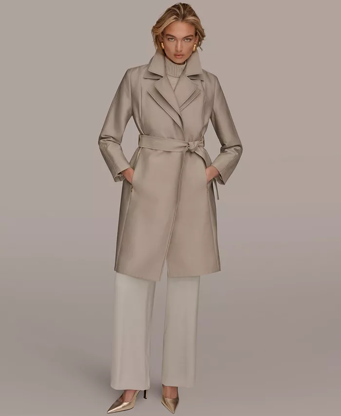 Women's Double-Collar Trench Coat - thumbnail 10
